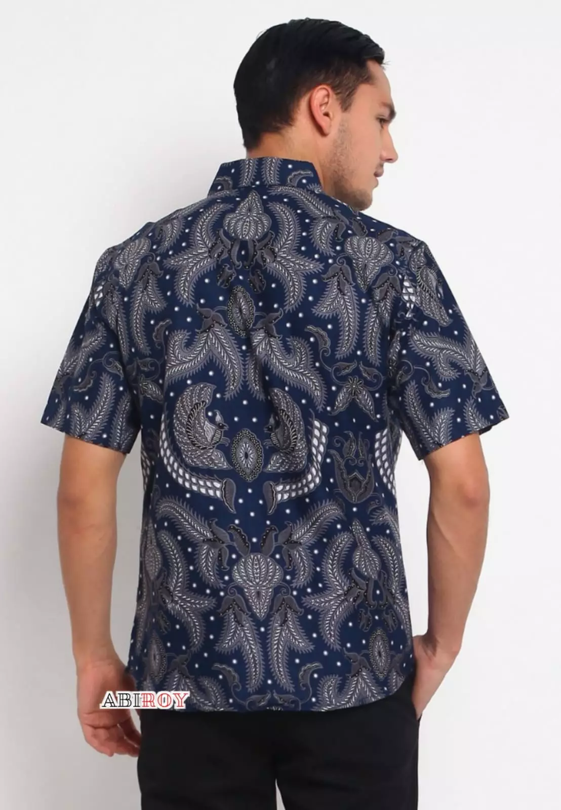 Kemeja Batik Pria Premium Slimfit Elegant Modern Lengan Pendek Baratayudha