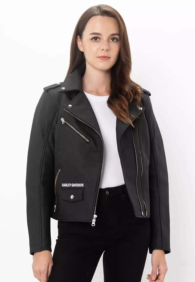 Buy Harley-Davidson H-D® Rebel Biker Leather Riding Jacket 2025