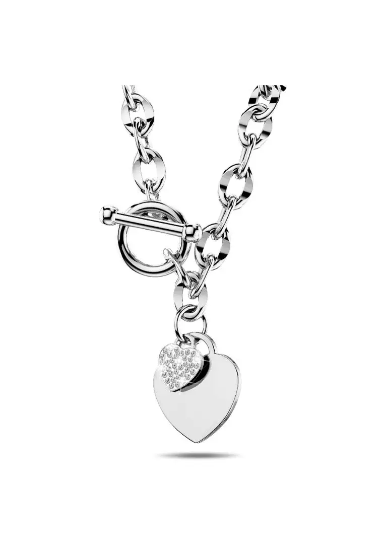White gold toggle necklace shop