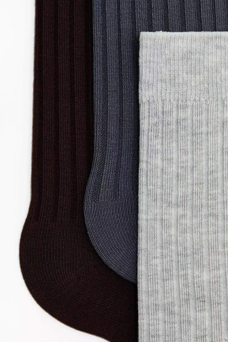 3-pack bamboo viscose-blend socks