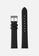 PLAIN SUPPLIES black 18mm Non-Stitched Leather Strap - Black (Gunmetal Buckle) 911FCAC4C64A09GS_1