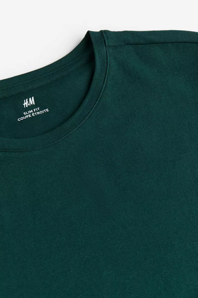 Buy H&M Slim Fit Roundnecked Tshirt 2024 Online ZALORA Philippines