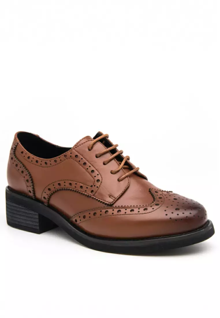 Low heel brogues store