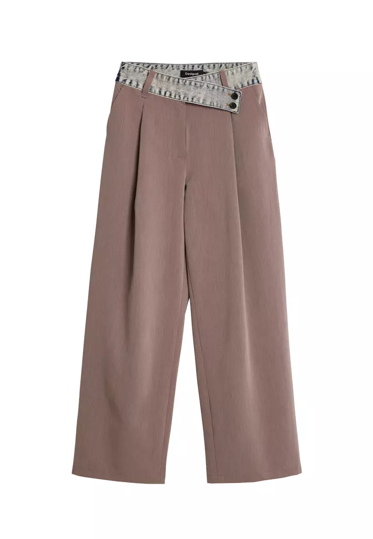 WOVEN LONG TROUSERS