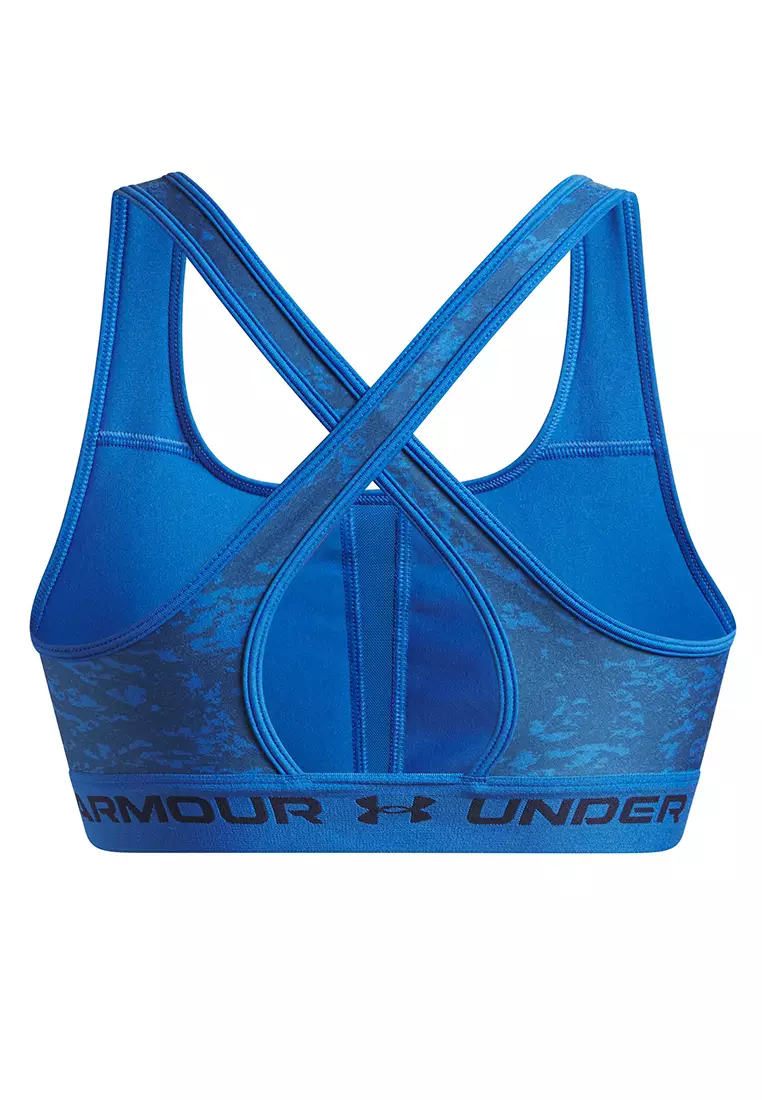 Crossback Mid Printed Sports Bra