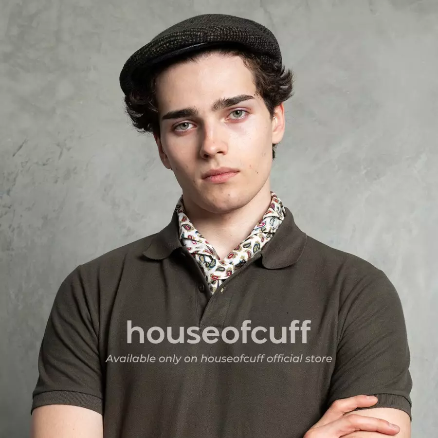 Houseofcuff topi painter baret hat flatcap pattern X004