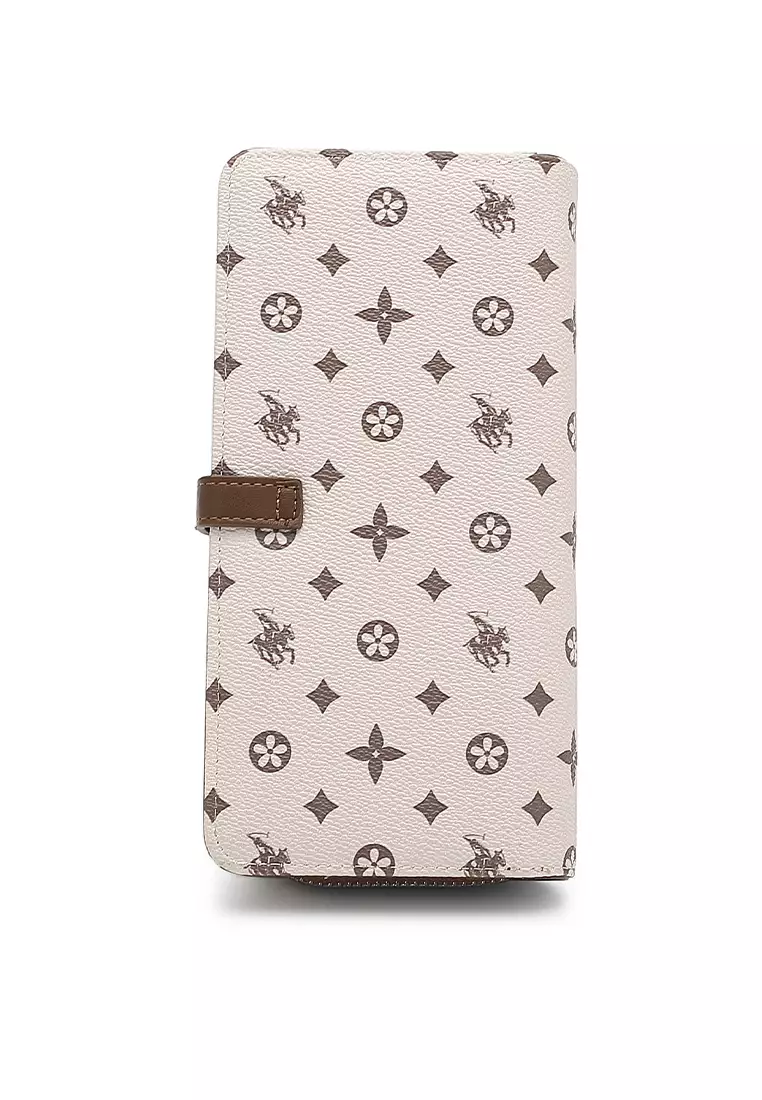 Women's Monogram Long Wallet / Purse (Dompet Panjang Wanita) - Cokelat