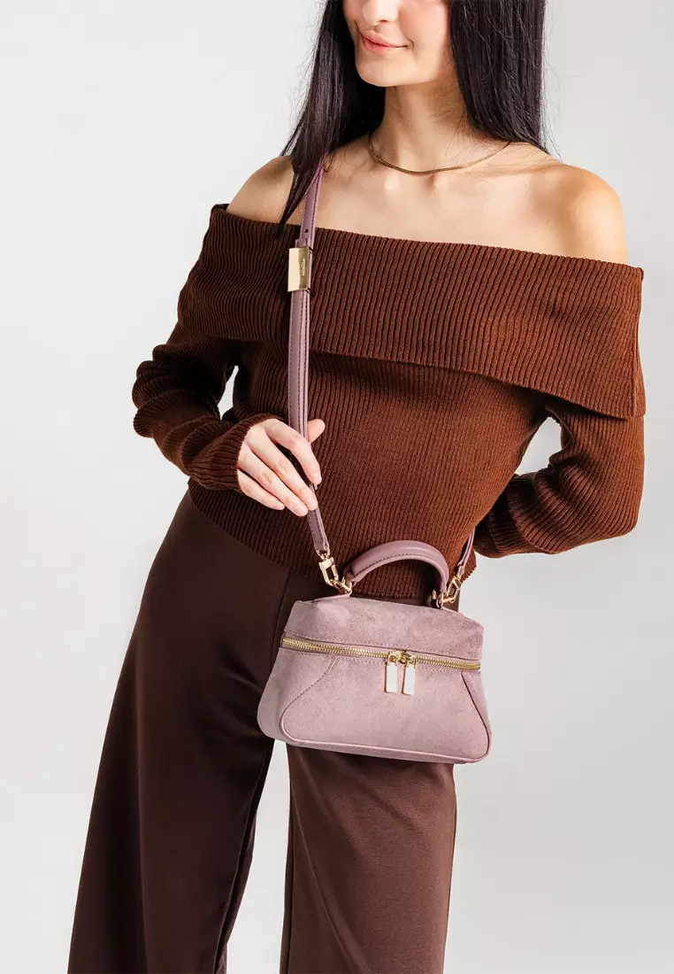 S*S様 【新品未開封】OVY kaja REALISTIC SUEDE VES Sometime Zipzip Vanity Bag Suede - Blush 2026 | Buy Sometime