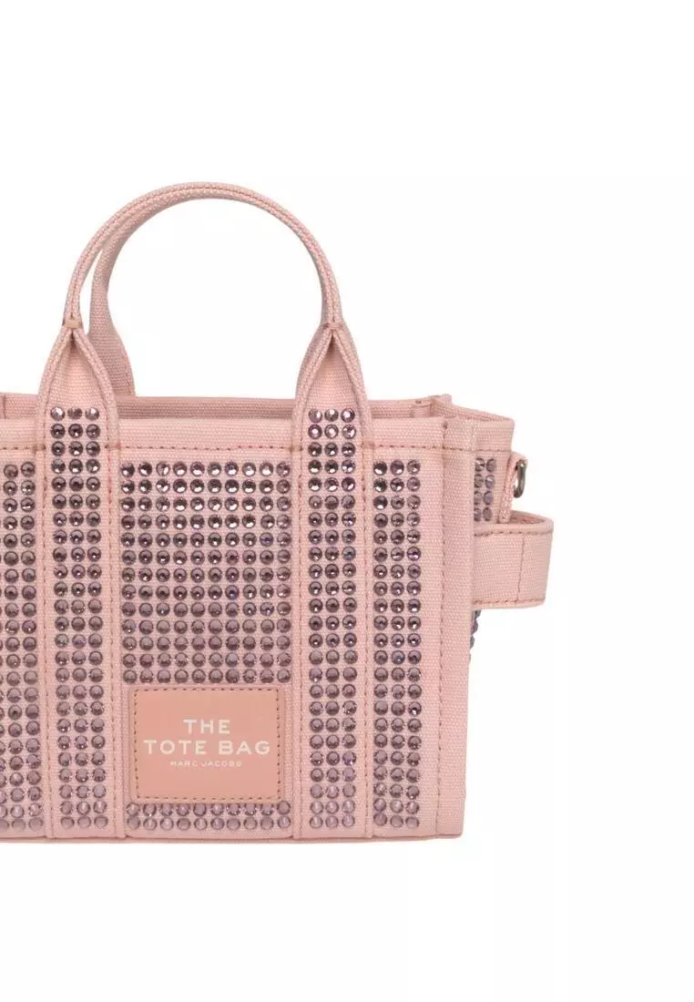 ショルダーバッグ・ポシェット MARC JACOBS 'The Crystal Canvas Small Tote' handbag THE CRYSTAL CANVAS SMALL TOTE BAG/ザ クリスタル キャンバス