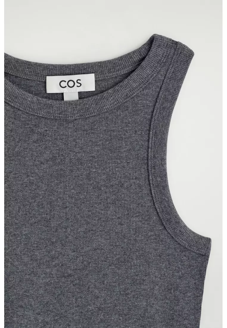 Buy COS RIBBED COTTON TANK TOP 2026 Online | ZALORA