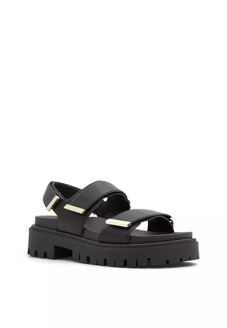 Aldo black hot sale sandals