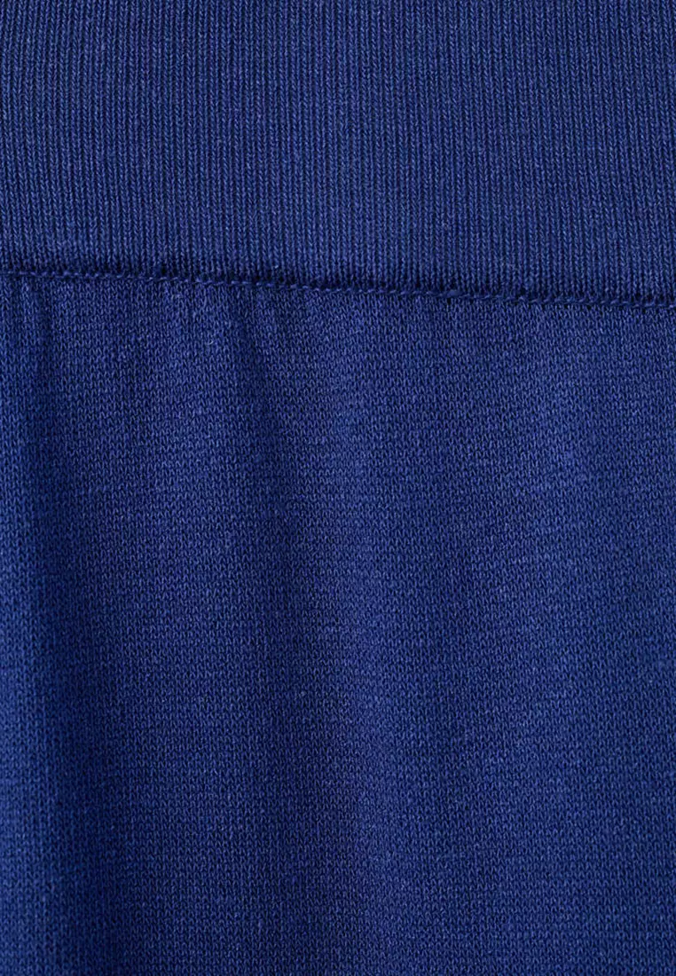 Straight-Fit Trousers With Elastic Waist