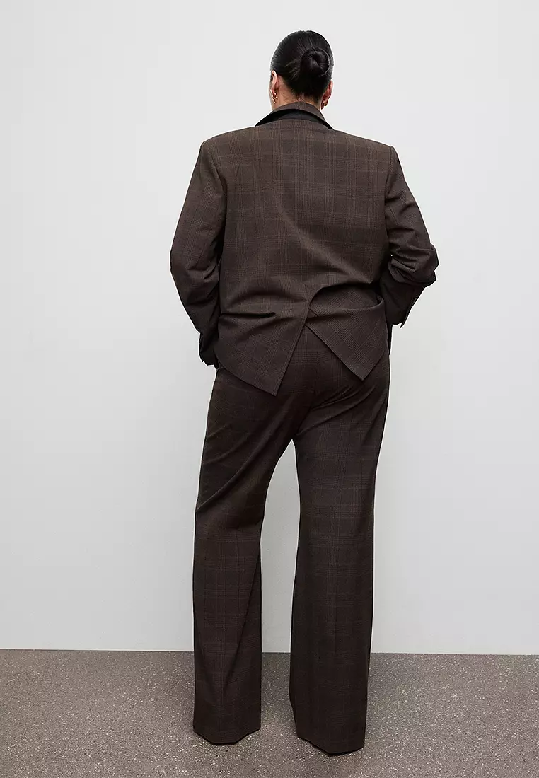 Check Suit Trousers