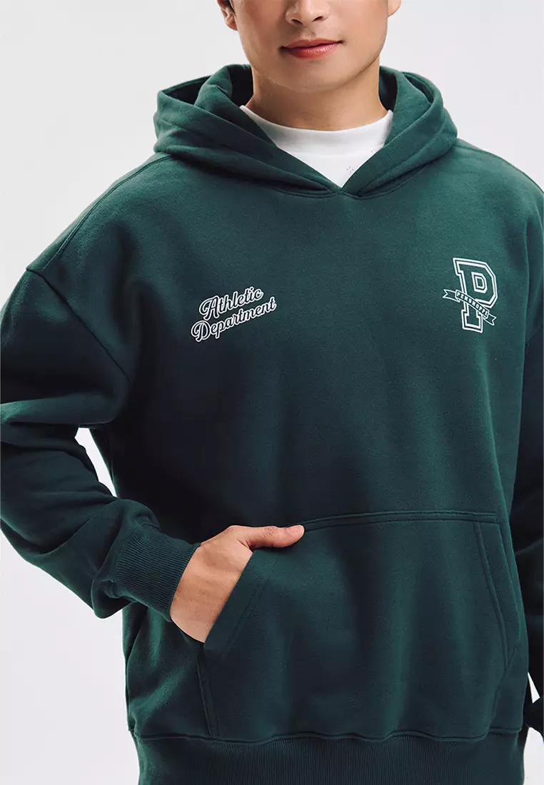 Athletic Department Relaxed Pullover Hoodie