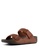 Fitflop brown FitFlop GOGH MOC Men's Leather Sandals - Dark Tan (L05-277) BC28FSHE97461BGS_2