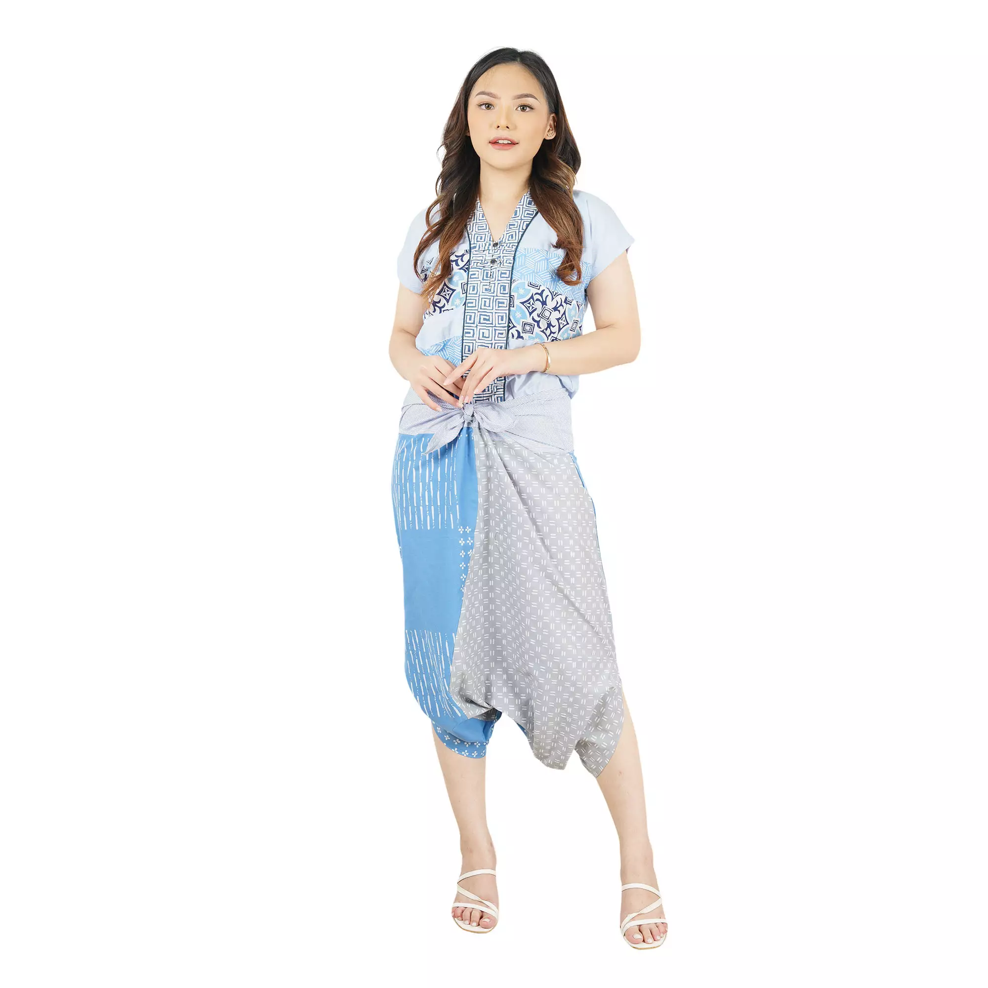 Celana Batik Wanita - Bawahan Batik - Bhatara Batik Mentari Pants - Celana Batik Etnik Modern