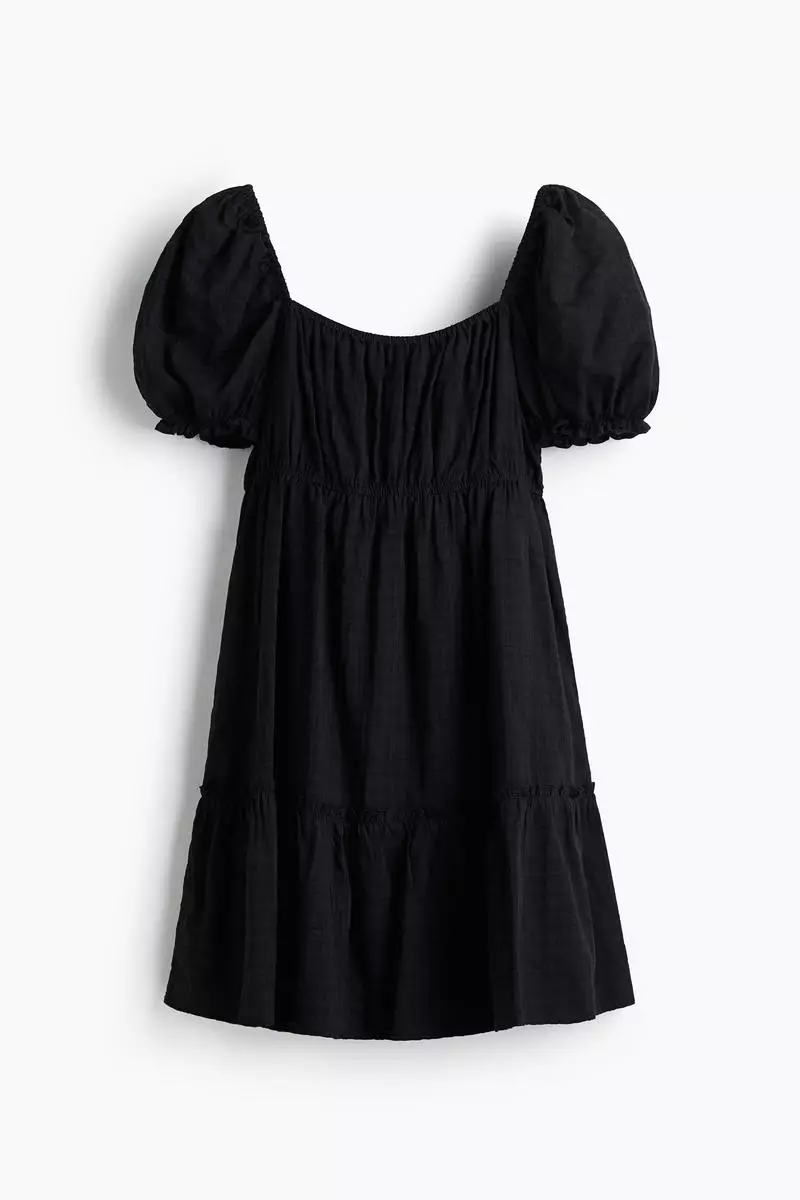 Frill-trimmed dress