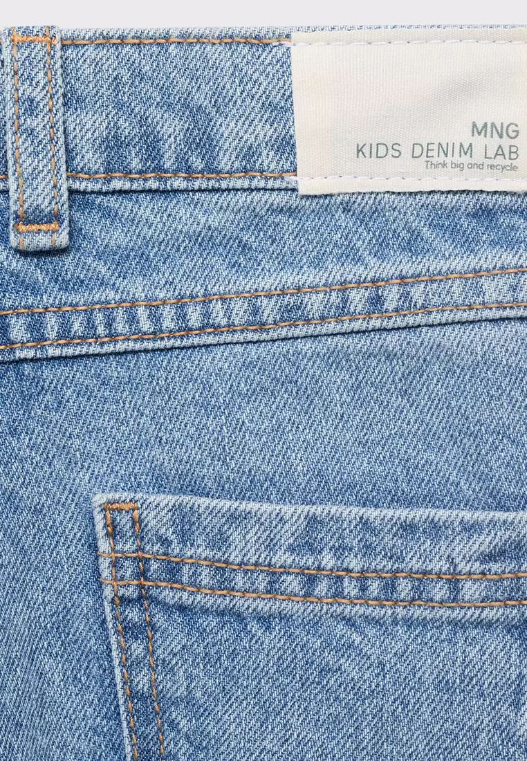 Jeans Culotte Mid-Waist Comfort