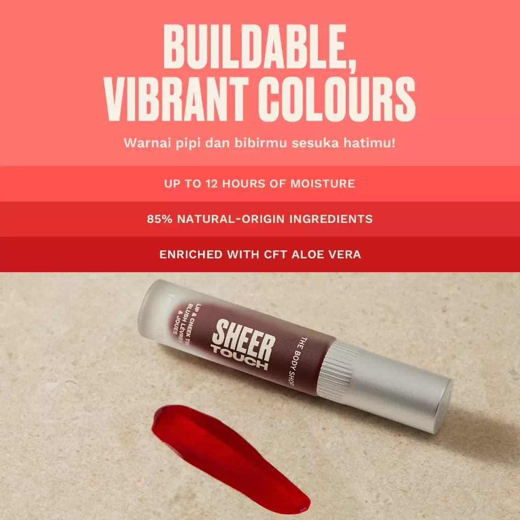 Sheer Touch Lip And Cheek Tint Power 8ml