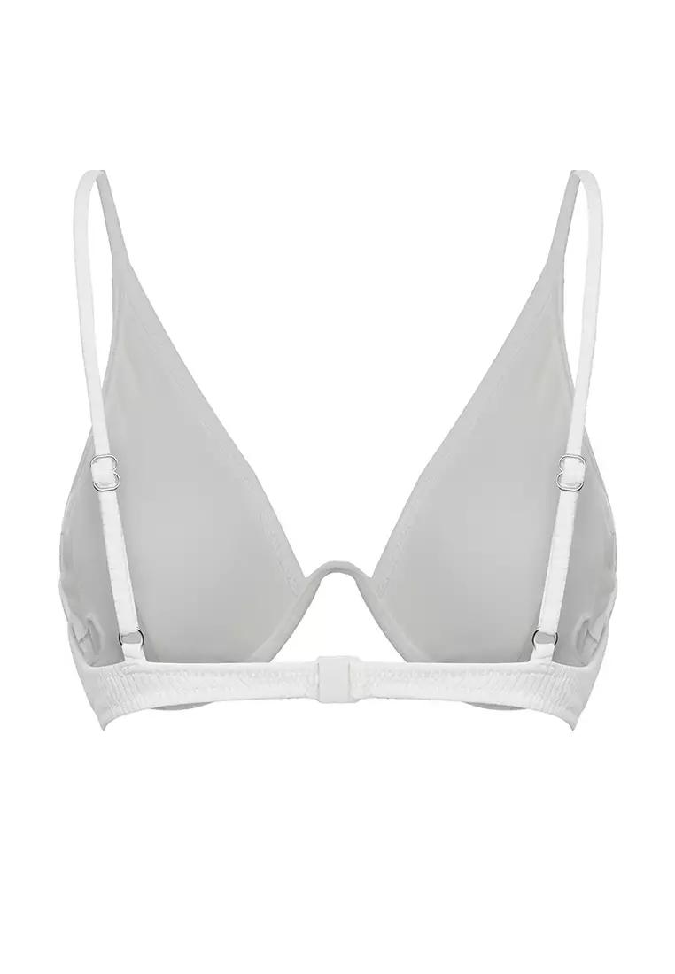 Ecru Textured Balconette Bikini Above TBESS25BU00067