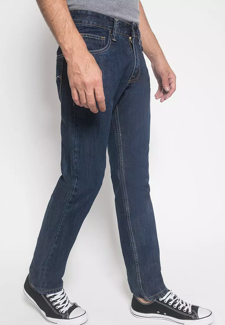 LGS - Celana Panjang Jeans - Jeans - Biru - Slim Fit - JSF.505.100.2.C