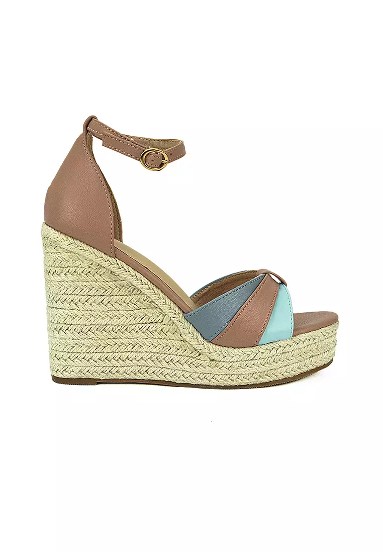 Discount on Mario D' boro Runway  shoes - SKU: Women's Wedge Sandals LW 25231 Old Rose C36