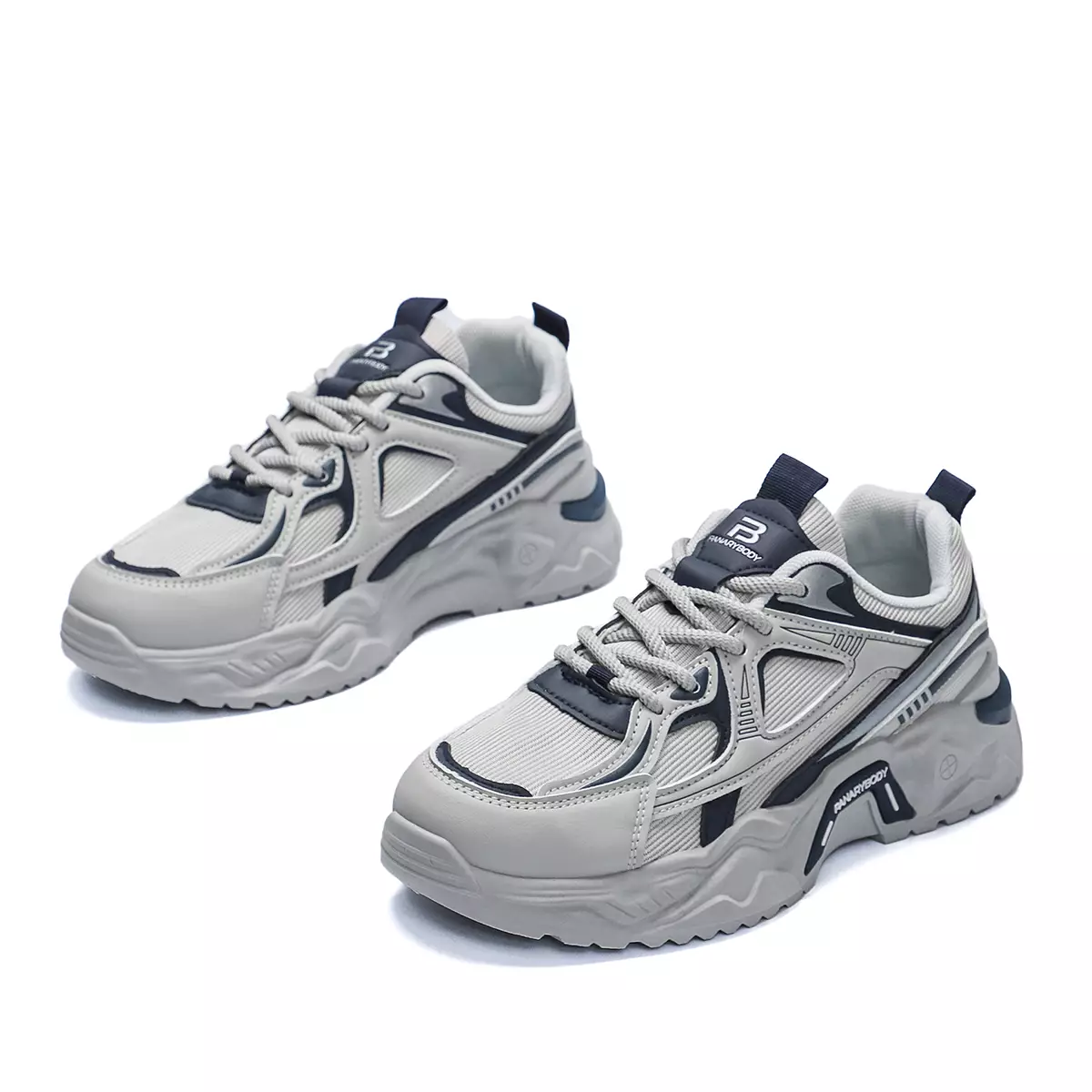 Sepatu Pria Bertali Pelajar Sekolahan Sneakers Cowok Casual Modis QNC902