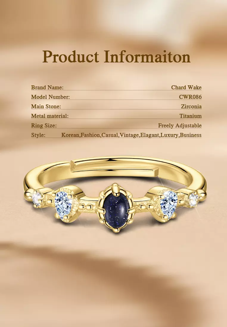 Cincin Wanita Original Zircon Korea Aksesoris Cewek Aksesoris Adjustable Tunangan Jewellery Anti karat