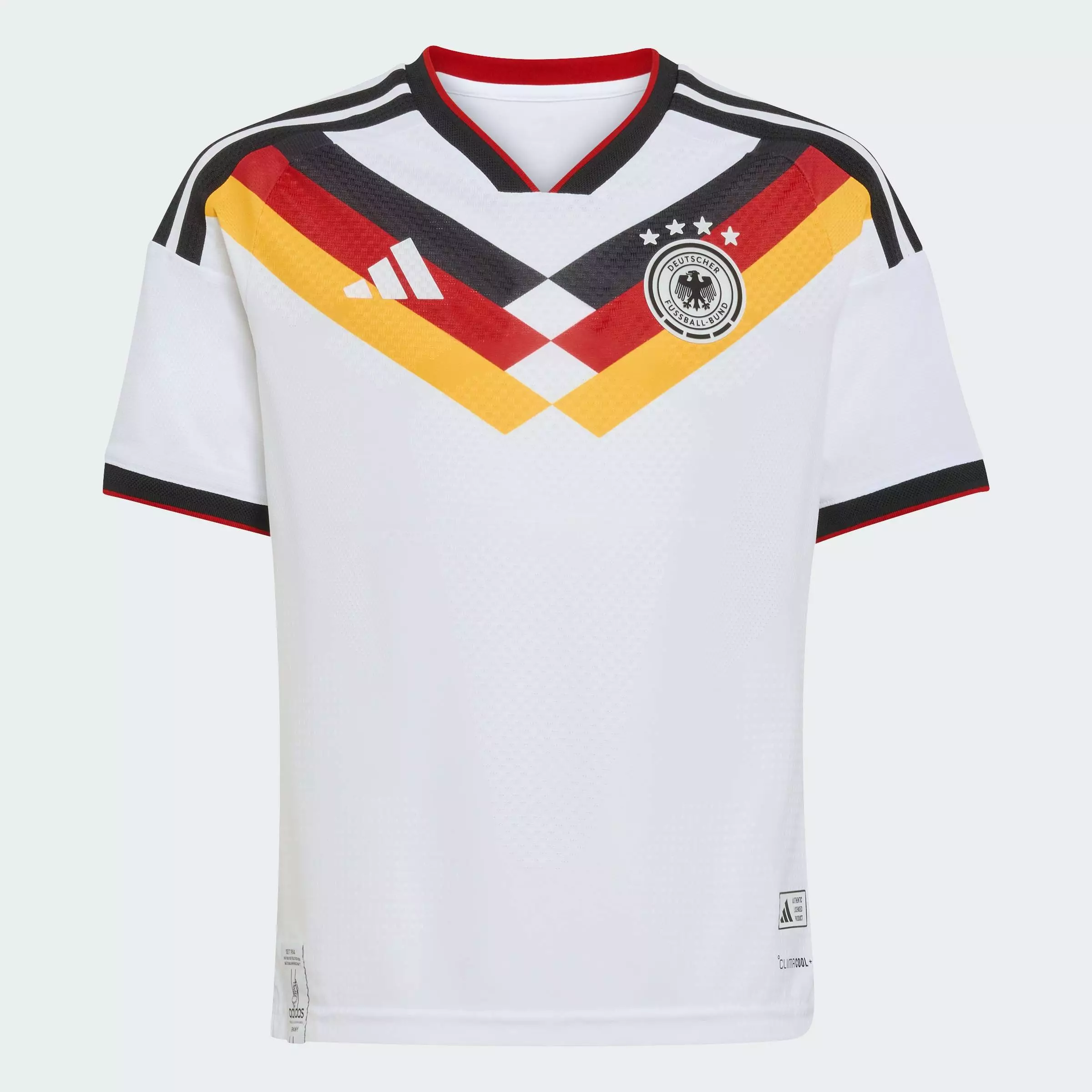 Football Germany 26 Home Kids Jersey Unisex White JZ4560