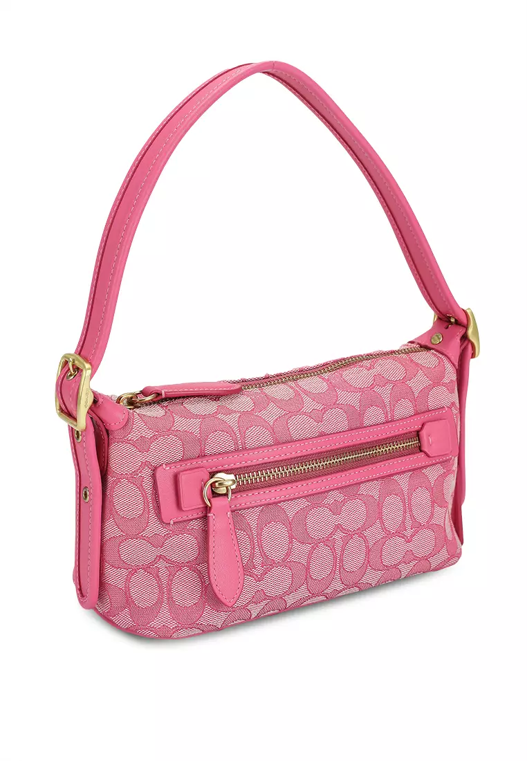 Pink coach 2025 shoulder bag