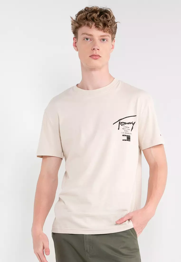 tommy jeans signature tee