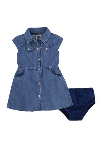 Buy Levi S Kids Levi S Baby Girls Parker Woven Dress With Diaper