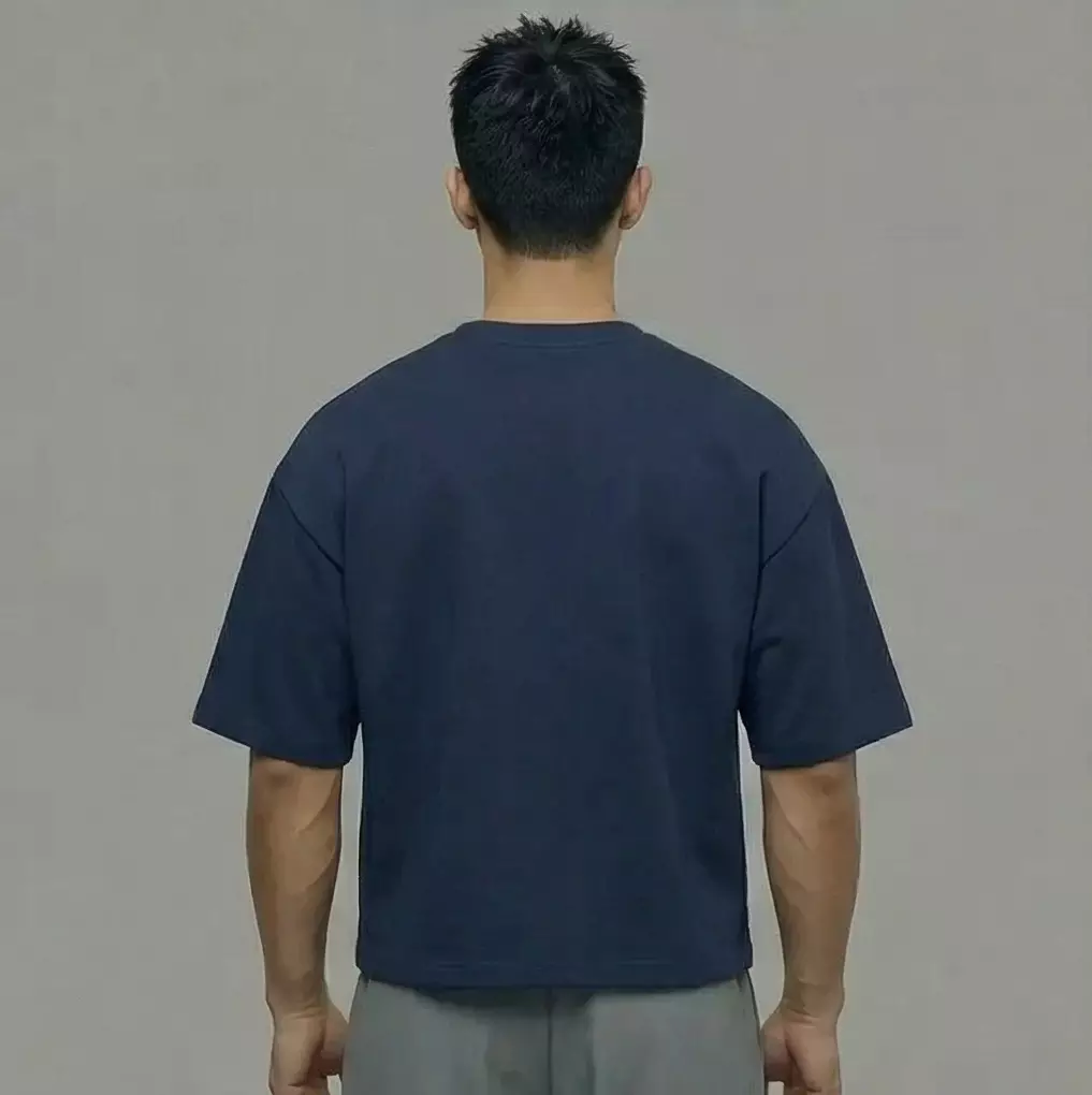 THIRDDAY Kaos Oversize Boxy Gym Scubalux Navy Polos BXY MTZ31
