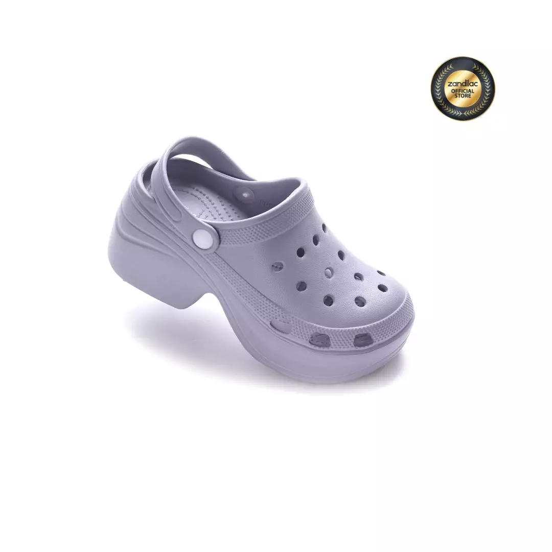 ZANDILAC - SANDAL WANITA DEWASA BZ230142WD - ABU MUDA full karet