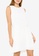Banana Republic white Sleeveless Pleated Mini Dress 45909AA7EECFA3GS_1