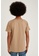 DeFacto brown Short Sleeve Round Neck Basic T-Shirt ADE7FAA6E98A47GS_2
