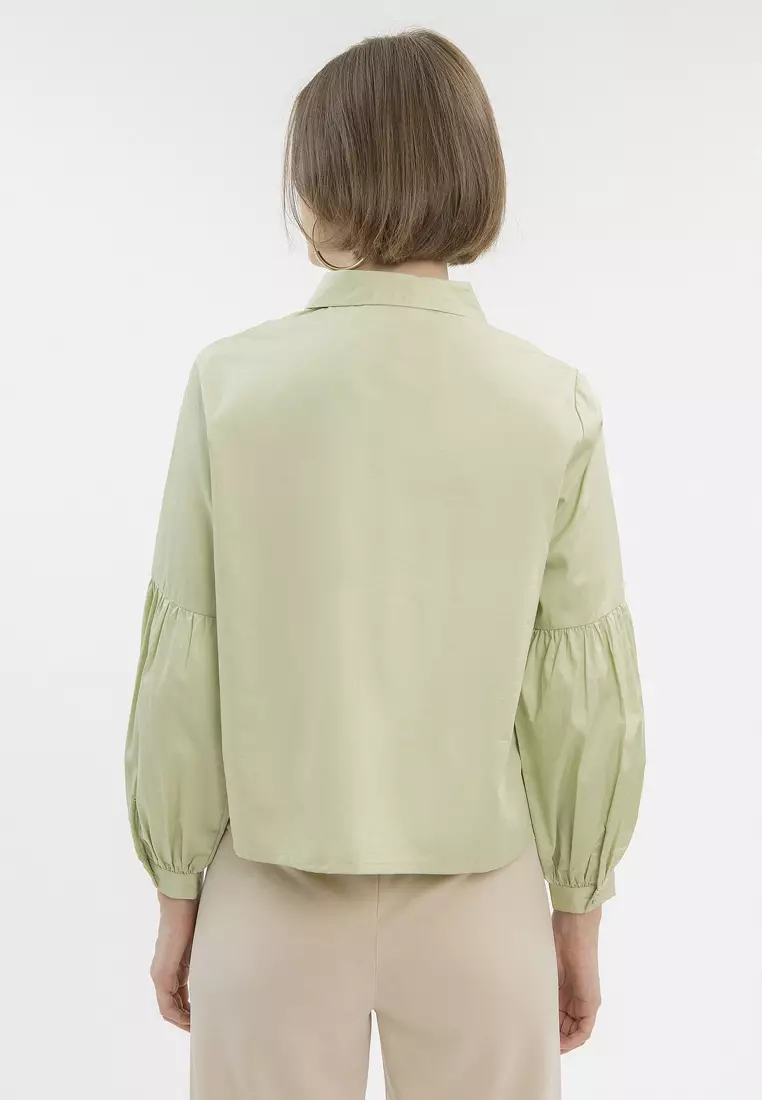 Minimal Lucerys Shirt Sage Green
