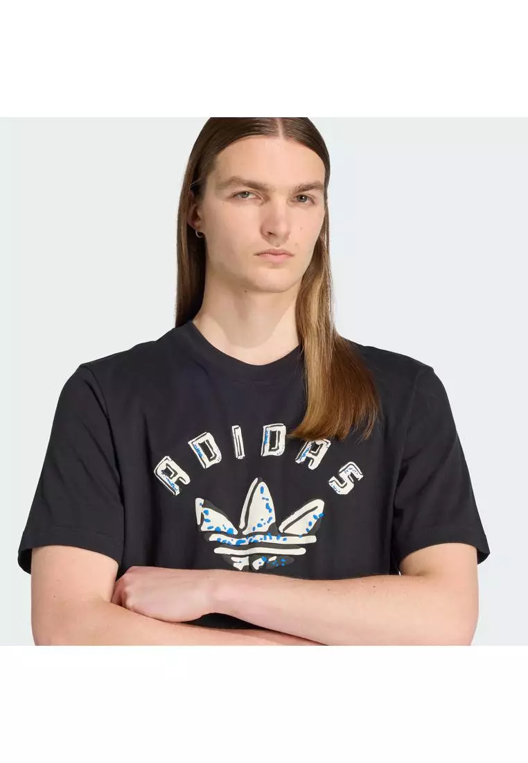 Lifestyle Graphic Tee Men Black JX3090