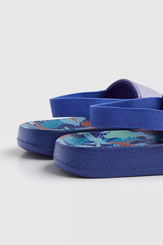 Mothercare Dino Slider Sandals - Sepatu Sandal Anak Laki-laki (Biru)