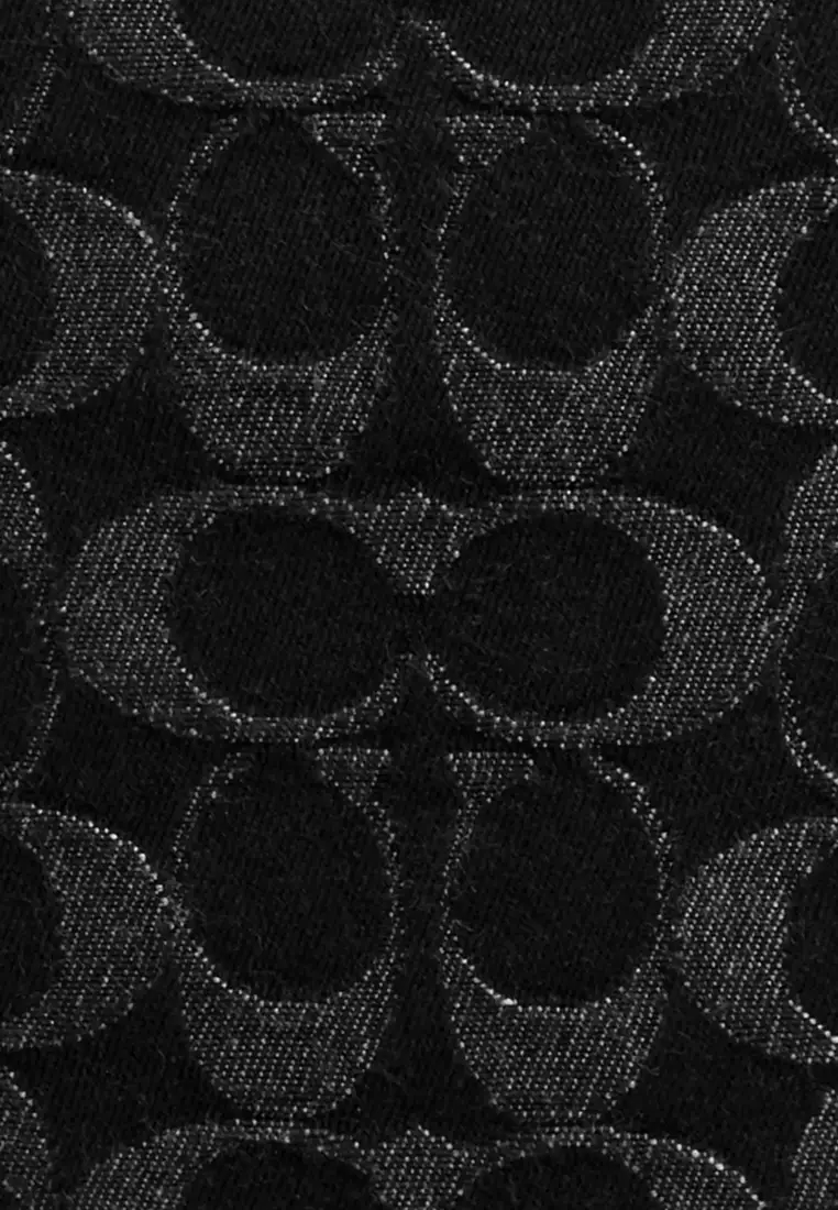 Stanton Crossbody Bag In Signature Denim - Black CAJ44