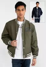 Tommy hilfiger reversible nylon sales bomber jacket