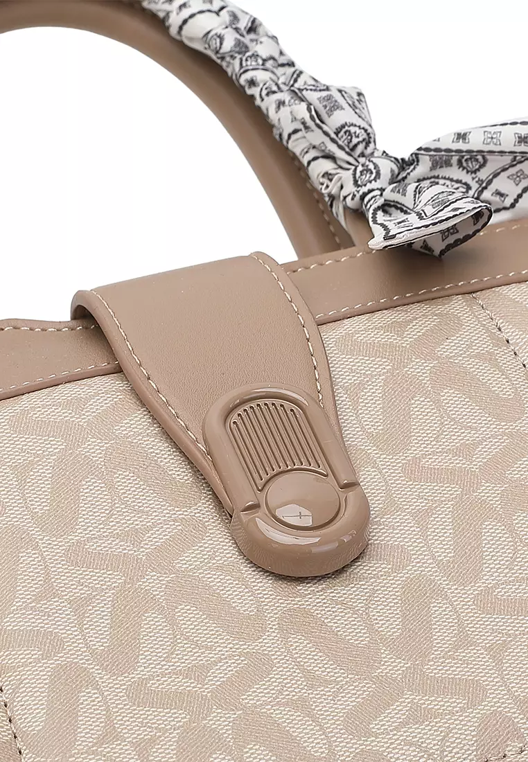 Women's Top Handle Bag / Sling Bag / Crossbody Bag (Tas Selempang / Tas Tangan) - Putih