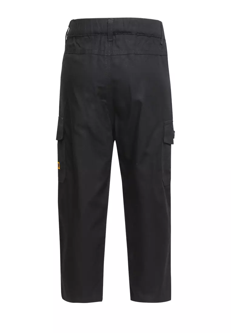 Qna Boy Dhamin Celana Panjang Cargo Anak Hitam