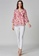 Somerset Bay Becca Feminine Flounced Blouse in Roses and Gold D5F4CAA7BD2A59GS_2