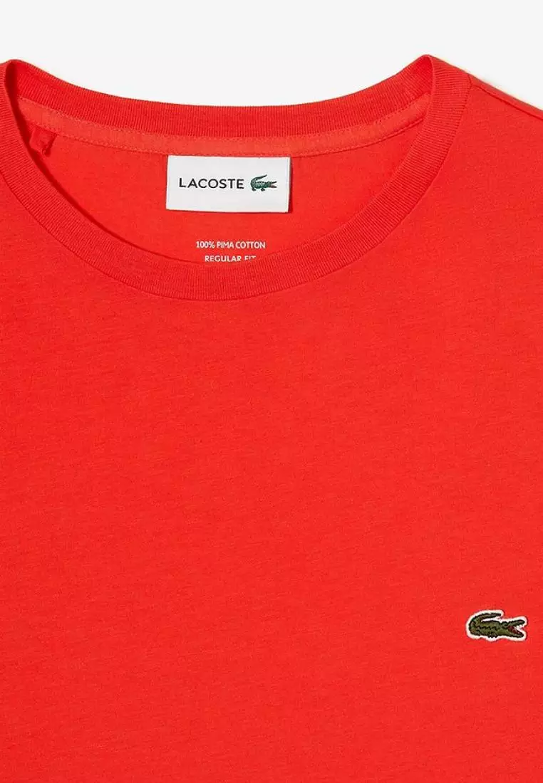 Buy Lacoste Lacoste Men's Crew Neck Pima Cotton Jersey T-shirt - TH6709 ...