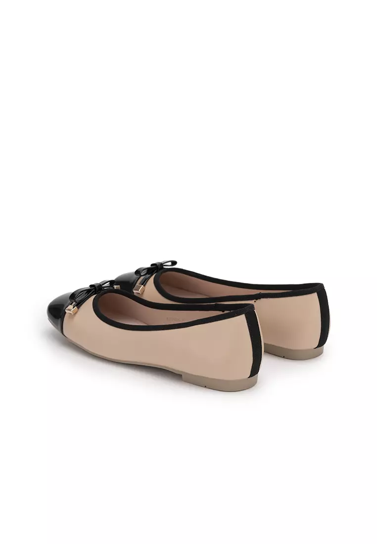 DUO TONE FLAT BALLERINA 休闲平底鞋