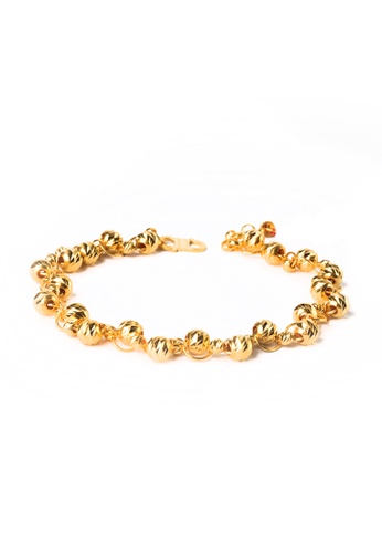 TOMEI gold TOMEI Passel of Glamorous Spheres Bracelet, Yellow Gold 916 (BB1317-B-1C) C55DCAC3E5E80EGS_1