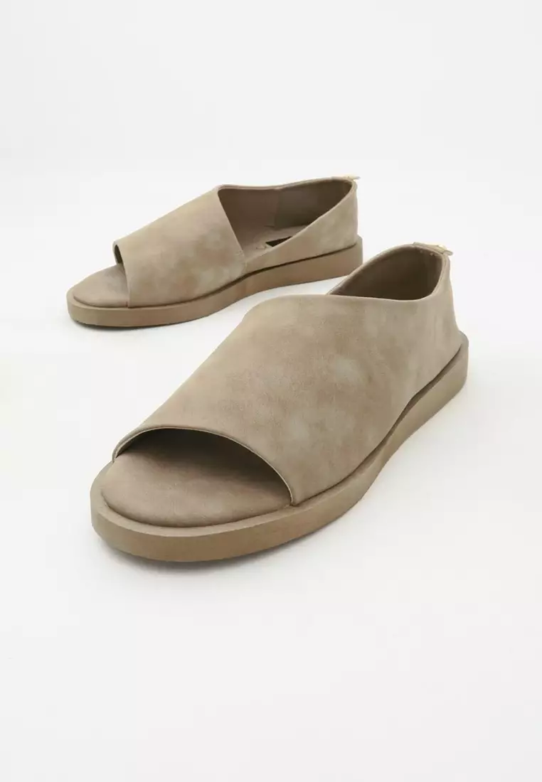 Slide On Flat Sandals