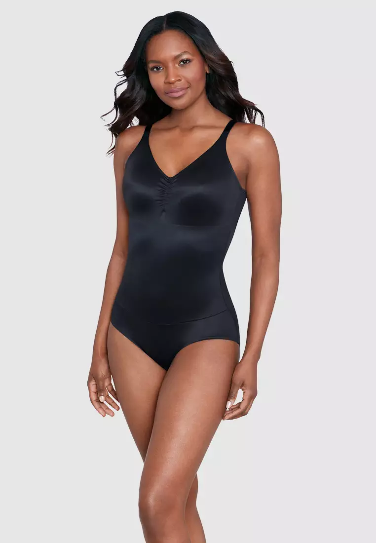 Buy Miraclesuit Comfy Curves Wireless Padded Cup Shaping Bodysuit 2024  Online