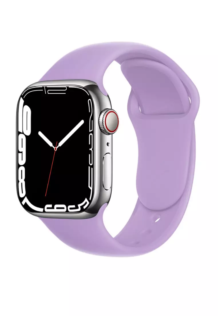 Purple silicone best sale apple watch band